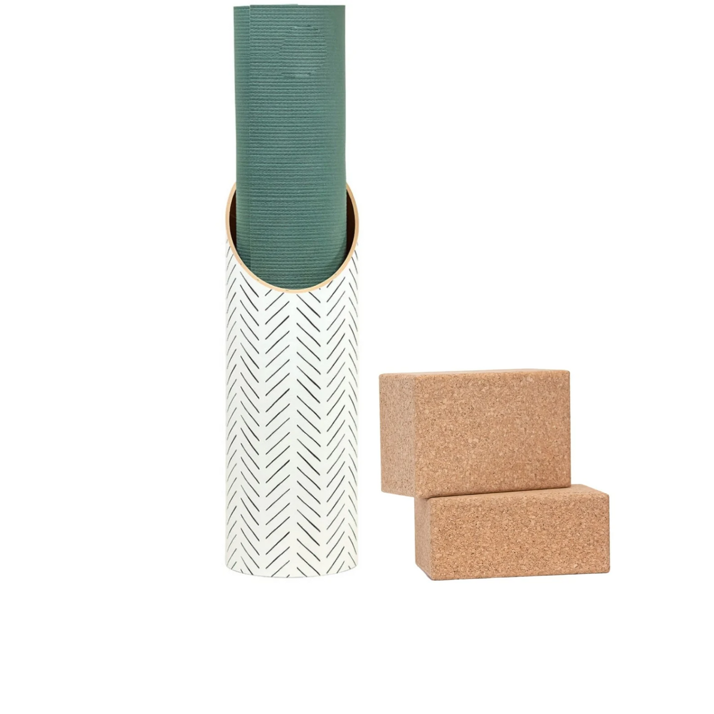 Olaise Hatch – Stylish Yoga Mat Storage Tube for Home Gym & Studio Decor
