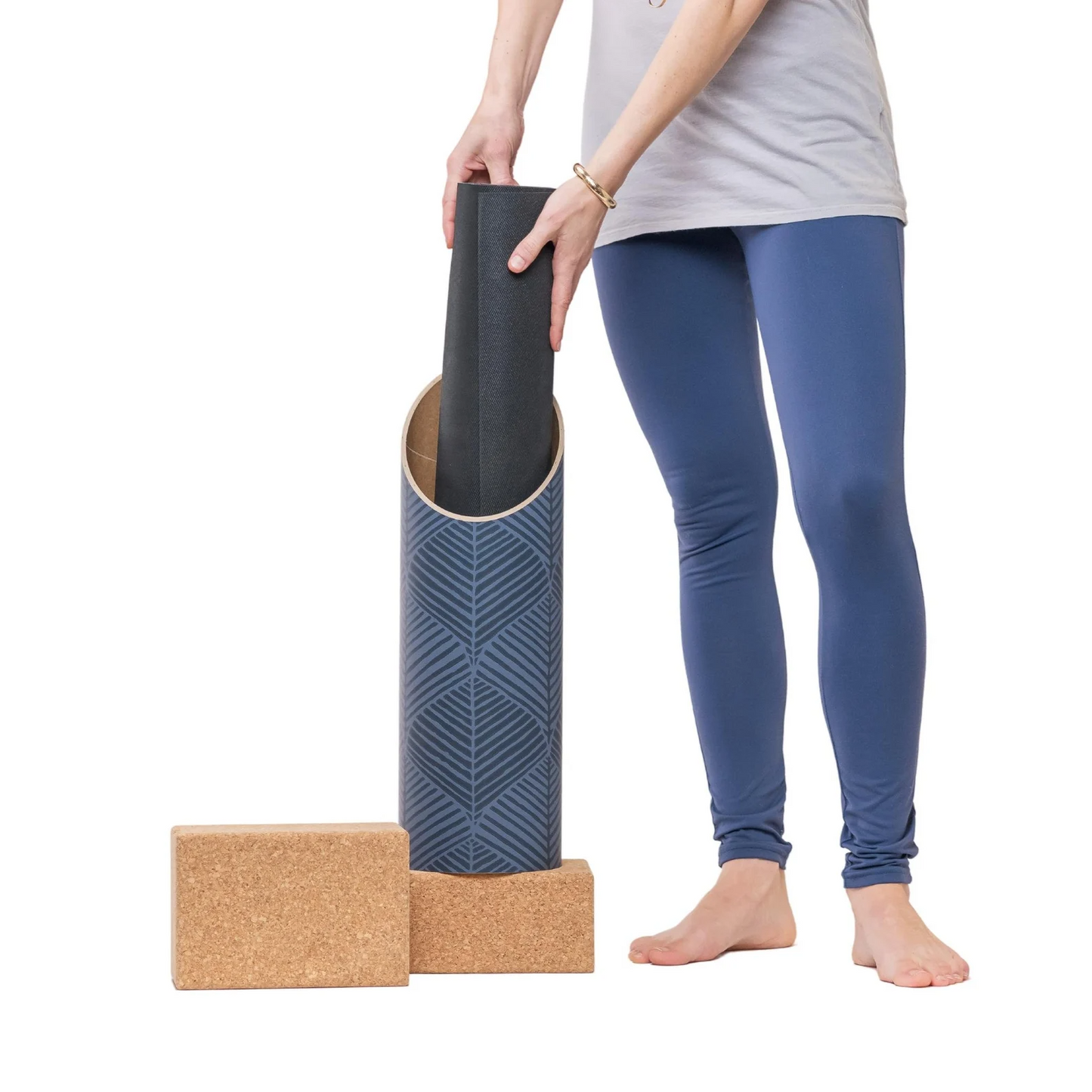 Olaise Leaf Out – Eco-Chic Yoga Mat Storage Tube for Home & Studio
