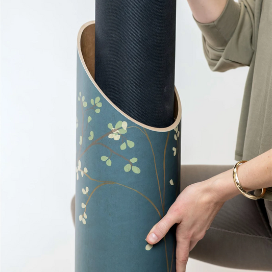 Olaise Manzanita – Designer Yoga Mat Storage Tube for Stylish Home & Studio Organization